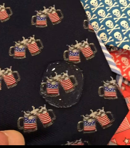 American Flag Beer Mugs Spill-Resistant Tie