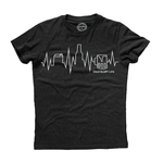 Cold Glory Beer EKG T-Shirt  Black