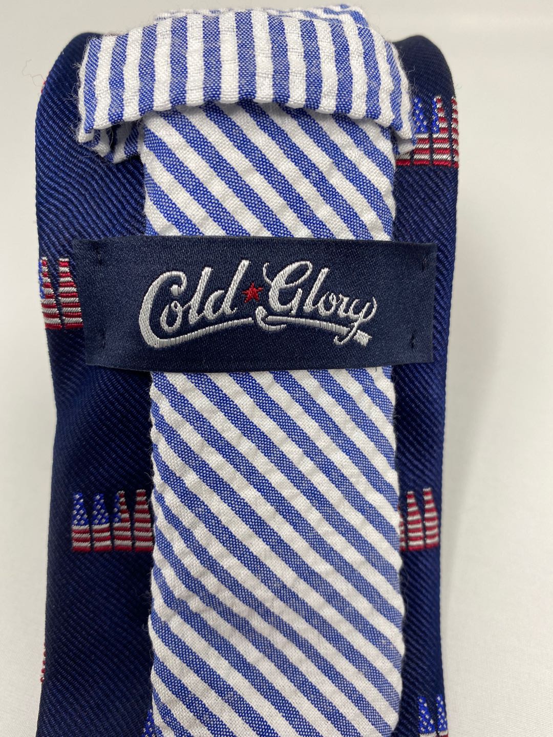 6 Pack American Flag Spill-Resistant Tie