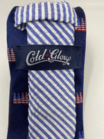 6 Pack American Flag Spill-Resistant Tie