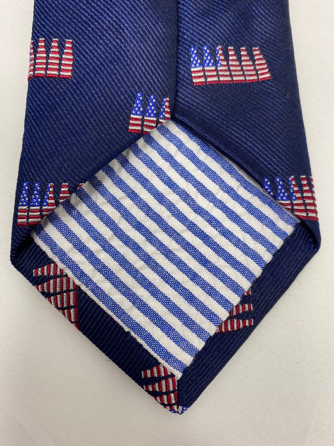 6 Pack American Flag Spill-Resistant Tie