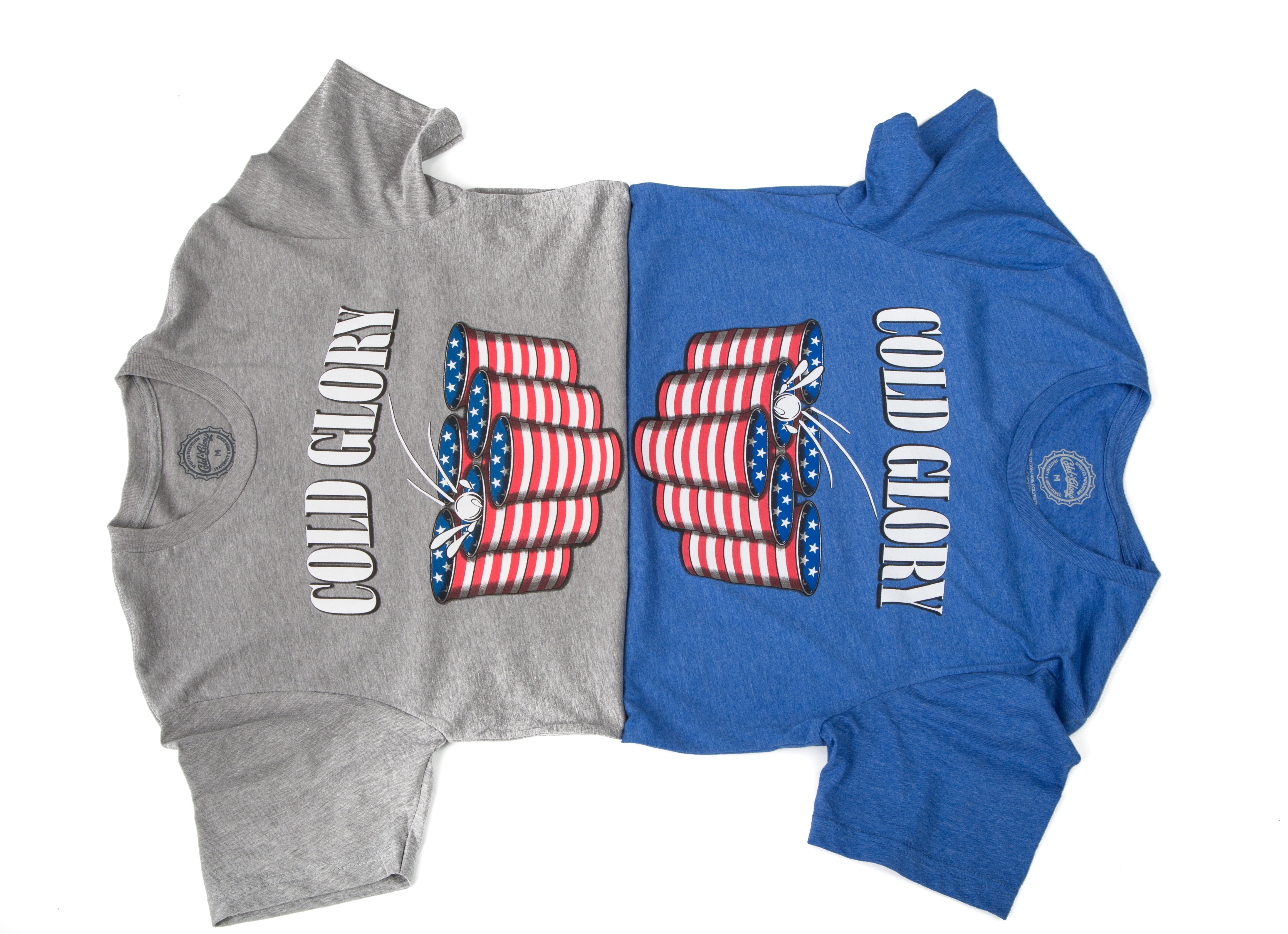 American Flag Beer Pong T-Shirt  Grey Heather