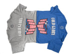 American Flag Beer Pong T-Shirt  Grey Heather