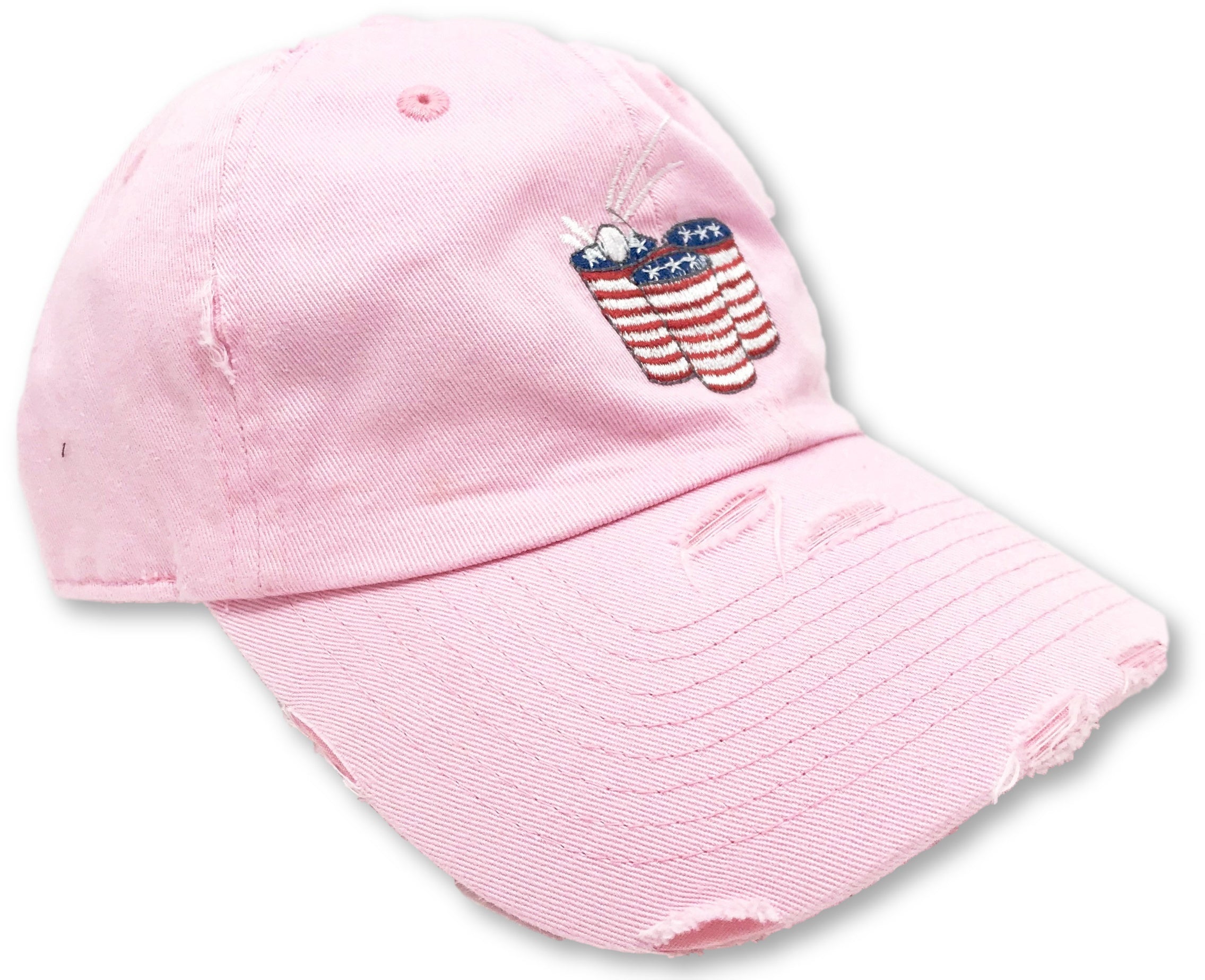Pink Beer Pong American Flag Hat