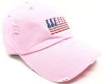 Pink 6 Pack American Flag Hat