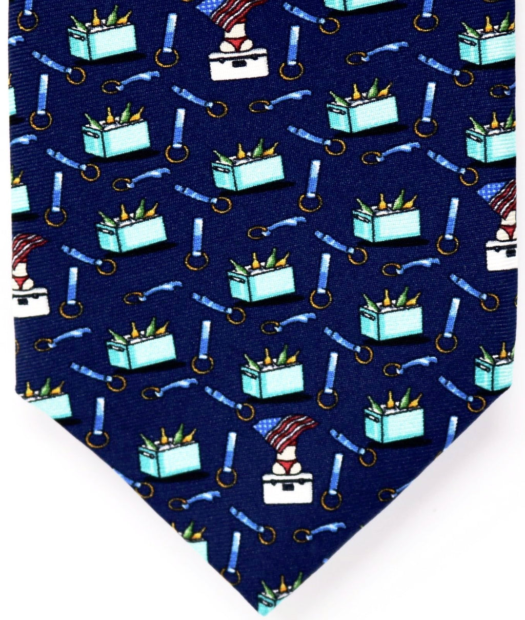 Navy Beer Cooler Tie