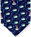 Navy Beer Cooler Tie