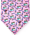 Pink Beer Cooler Tie