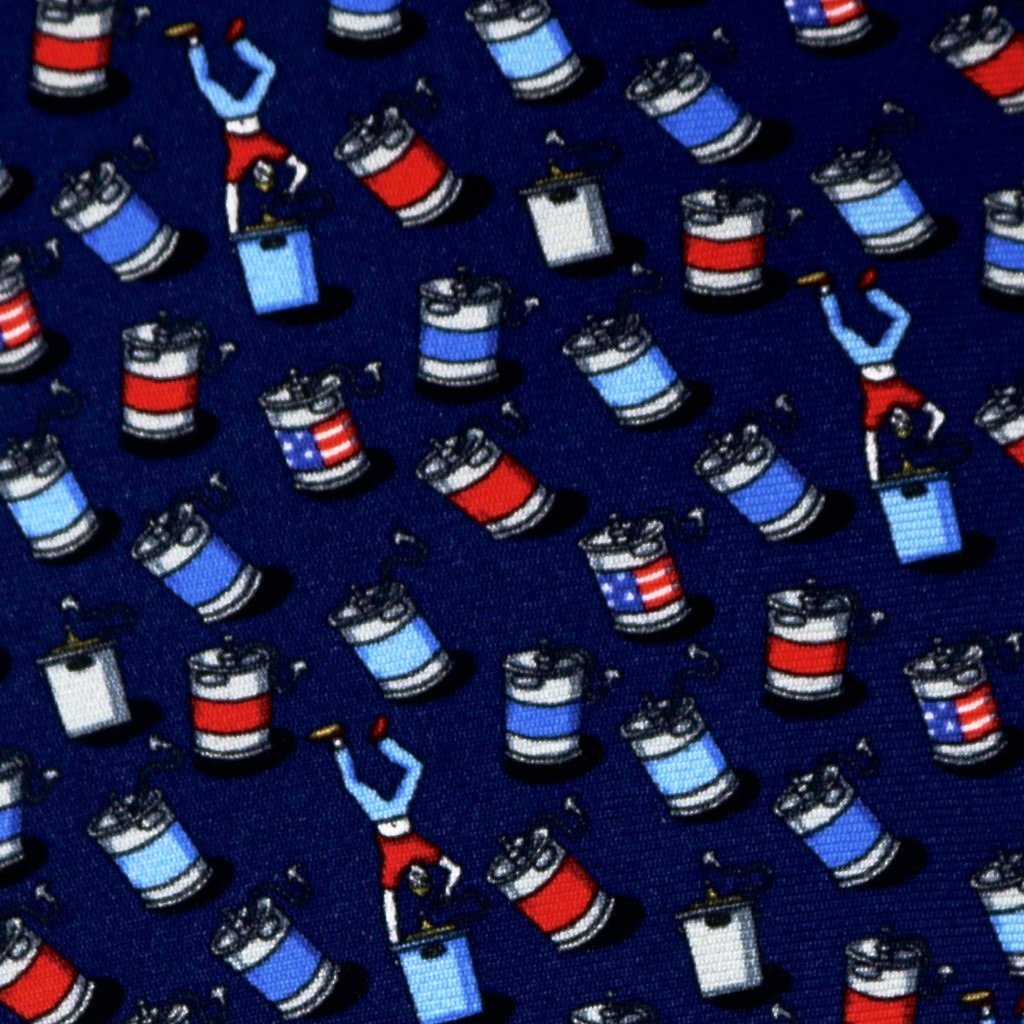 Navy Kegstand Kid Tie