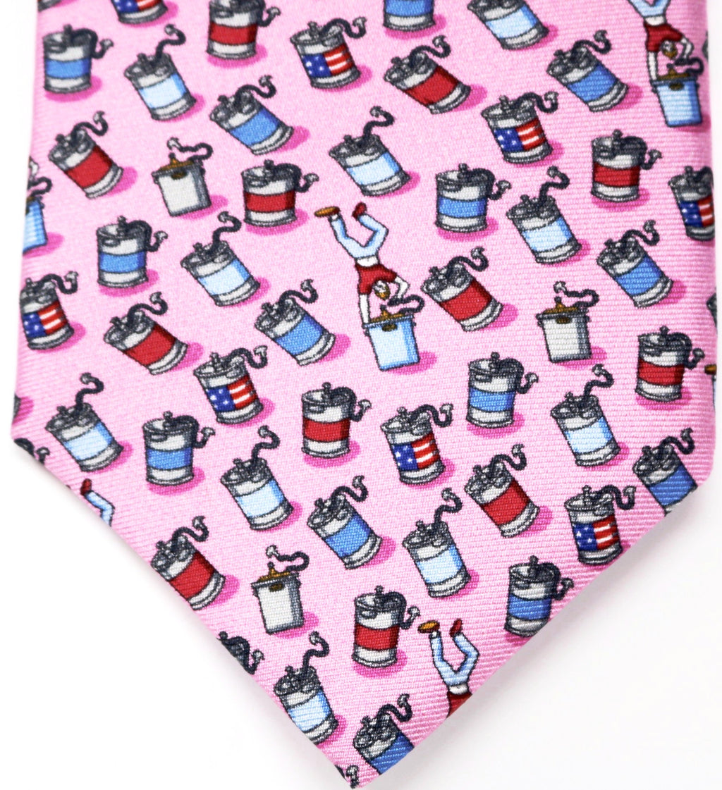 Pink Kegstand Kid Tie