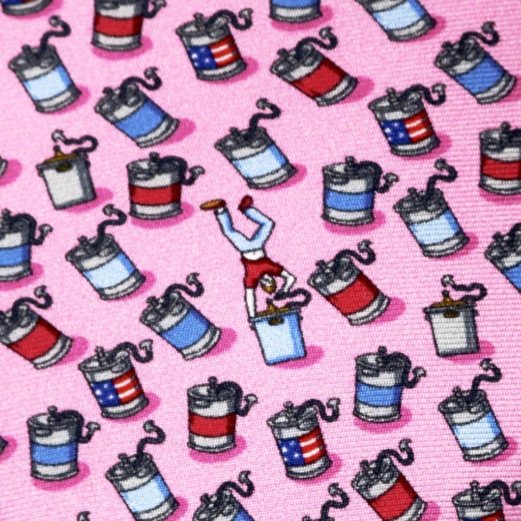 Pink Kegstand Kid Tie