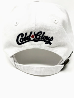 White 6 Pack American Flag Hat