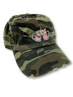 Camo Cheers American Flag Hat