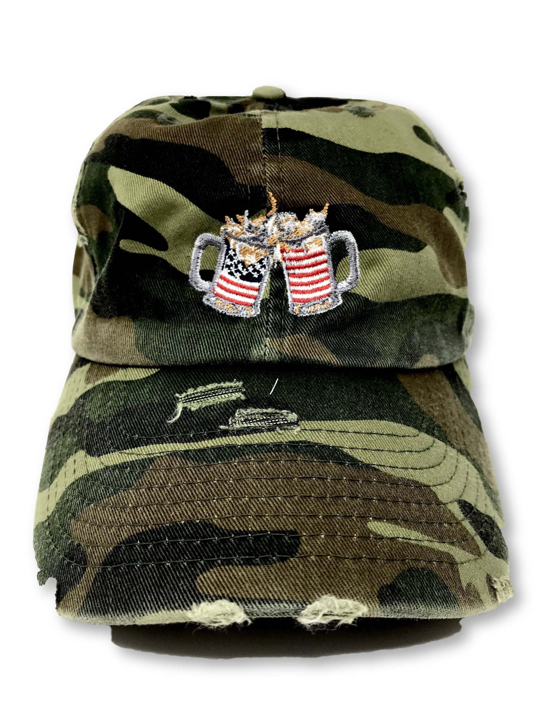 Camo Cheers American Flag Hat
