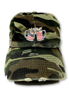 Camo Cheers American Flag Hat