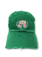Kelly Green Cheers American Flag Hat