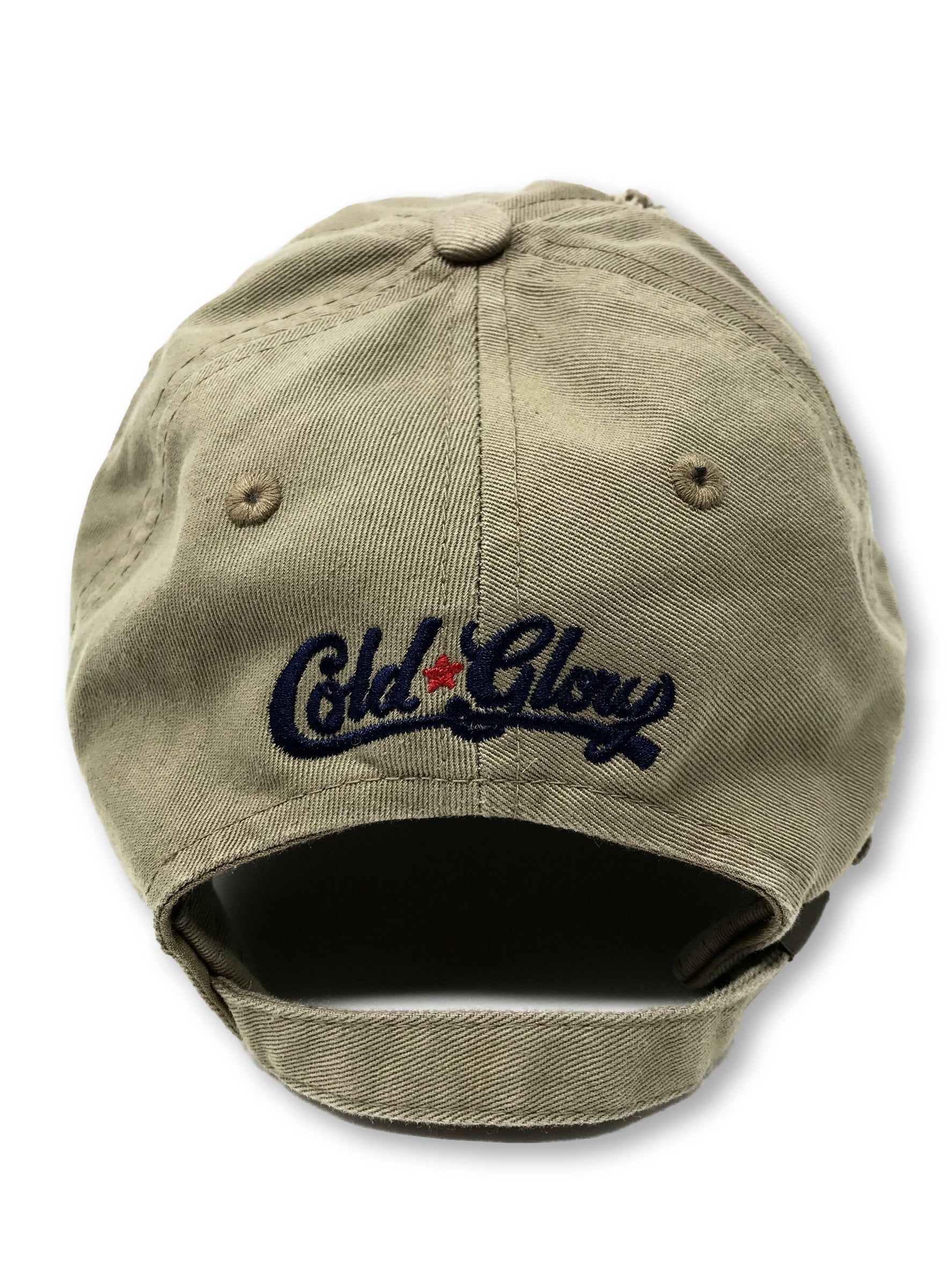 Khaki Beer Pong American Flag Hat