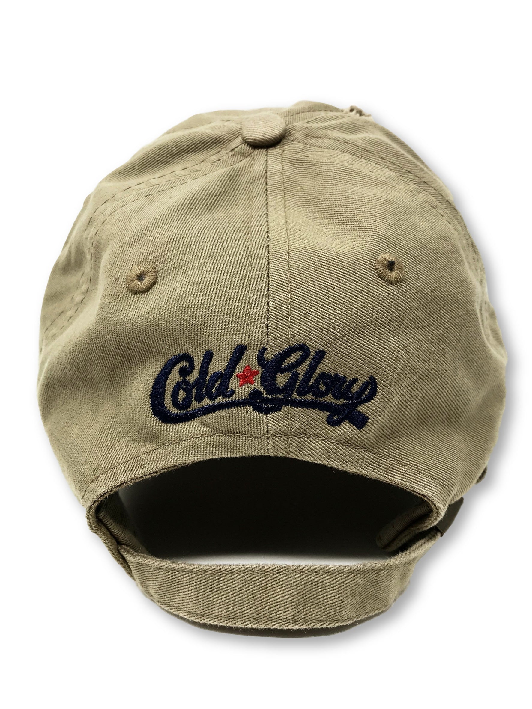 Khaki Whiskey American Flag Hat