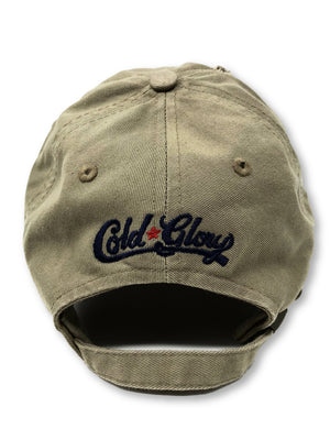Khaki Cheers American Flag Hat