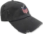 Charcoal Grey Beer Pong American Flag Hat