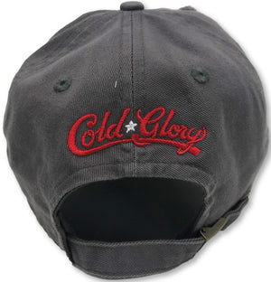 Charcoal Grey Beer Pong American Flag Hat