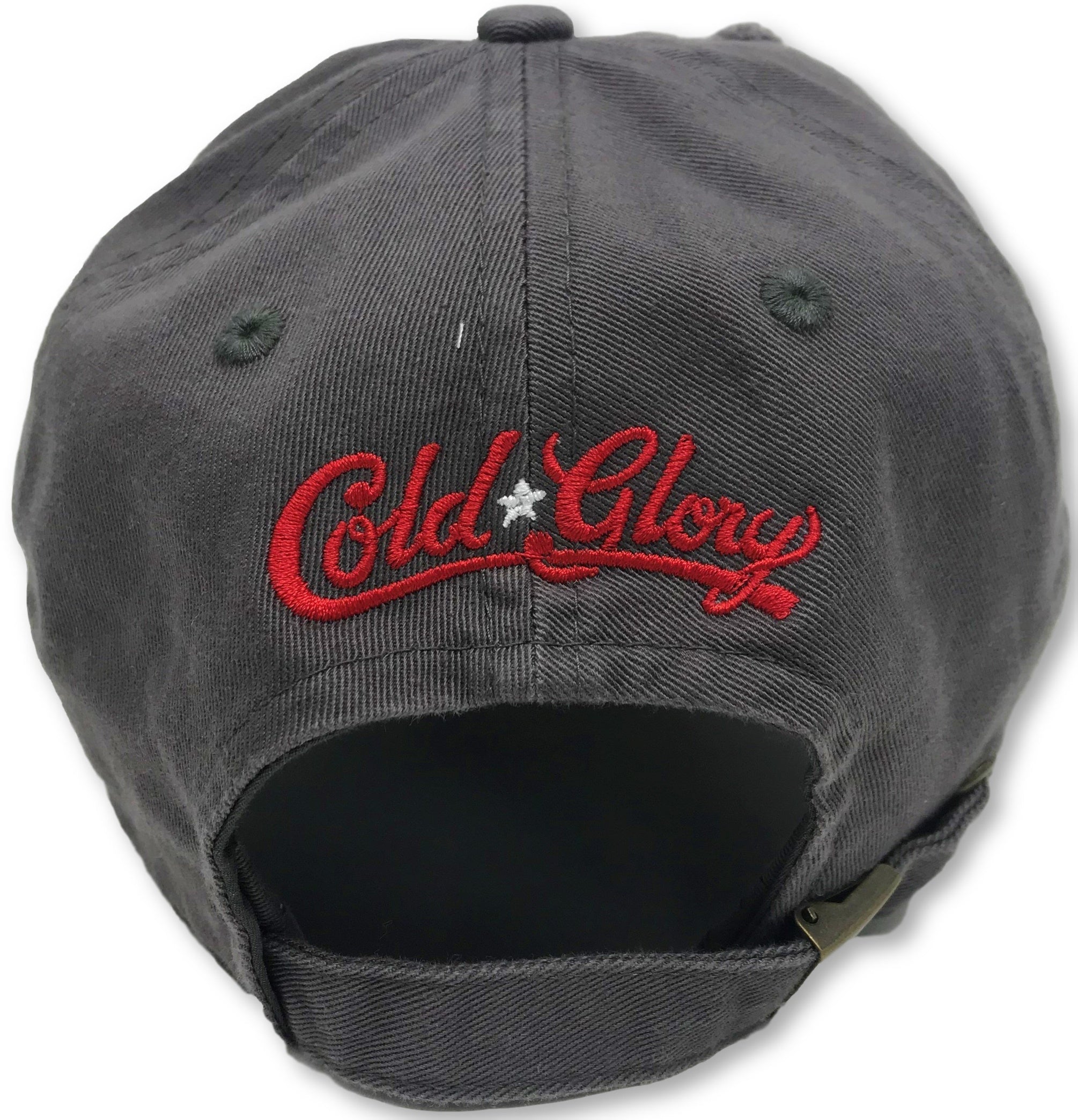 Charcoal Grey Martini American Flag Hat