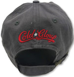 Charcoal Grey Martini American Flag Hat