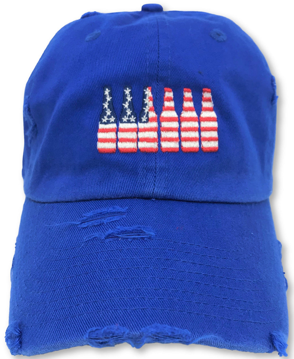 Royal Blue 6 Pack American Flag Hat