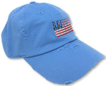 Light Blue 6 Pack American Flag Hat