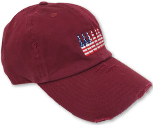 Maroon 6 Pack American Flag Hat