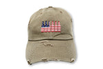 Khaki 6 Pack American Flag Hat