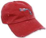 Red Whiskey American Flag Hat