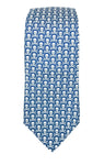 Blue Jolly Roger Tie