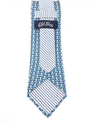 Blue Jolly Roger Tie