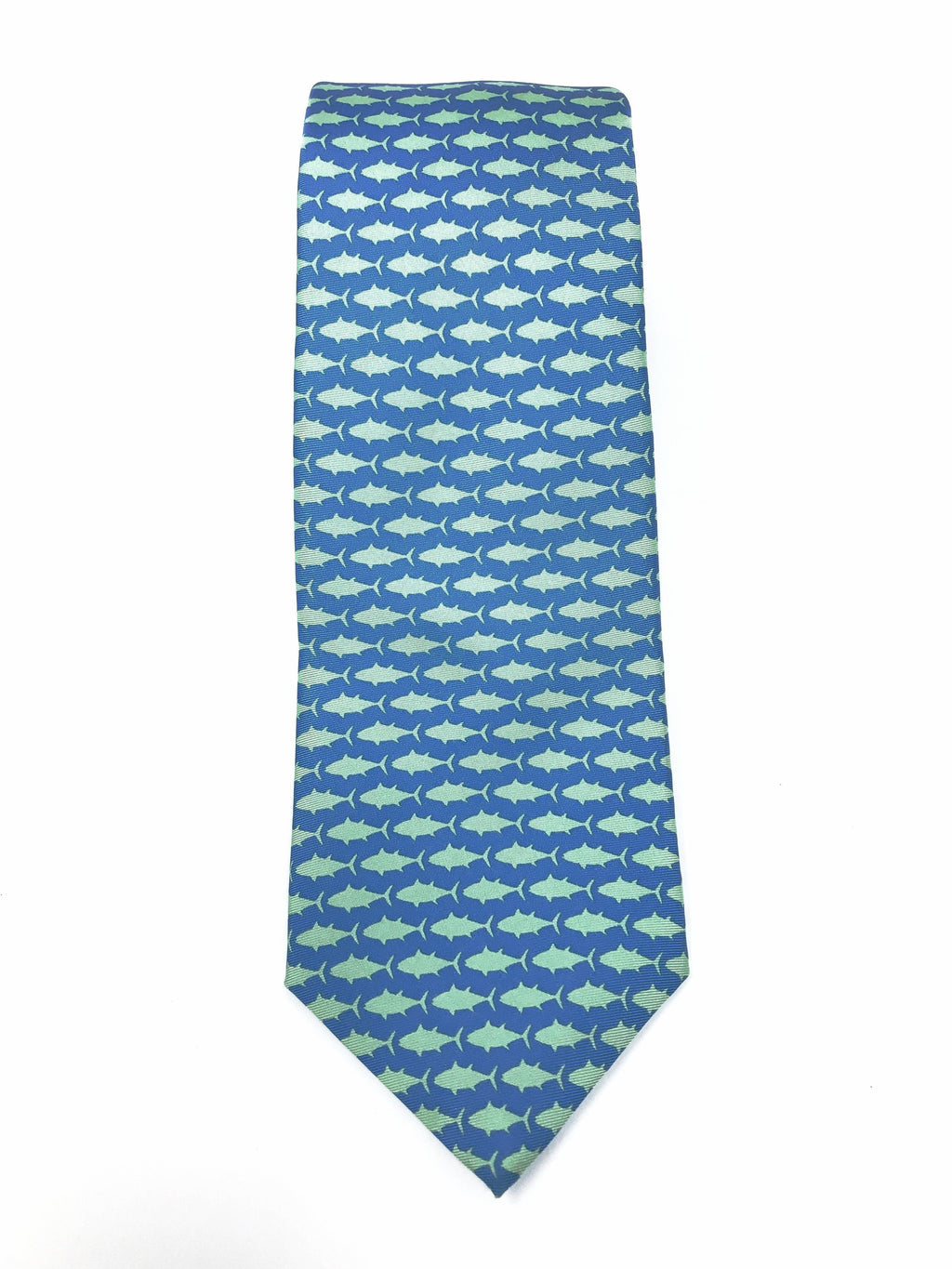 Teal Fish Tie