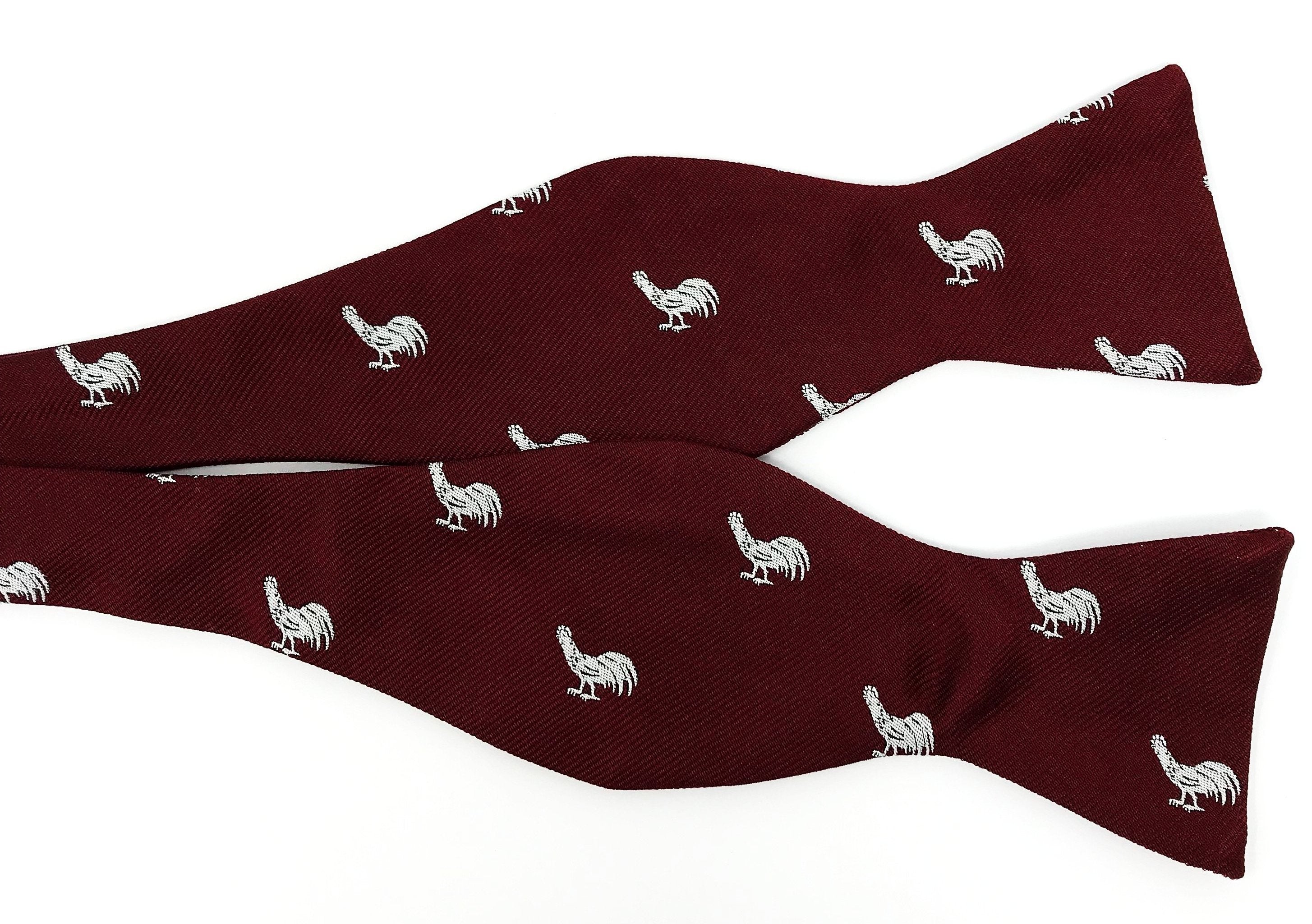 Cock Rooster Print Bow Tie