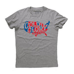 Cold Glory Nation USA T-Shirt  Grey Heather