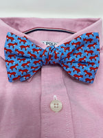 Light Blue Fox Bow Tie