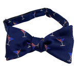 Martini American Flag Spill-Resistant Bow Tie