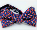 Navy Beer Pong Bow Tie
