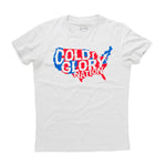 Cold Glory Nation USA T-Shirt  White